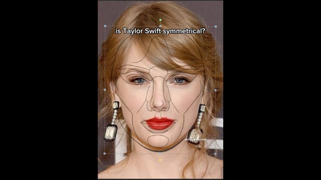 is Taylor Swift symmetrical? #edit #taylorswift #transformation #beforeandafter