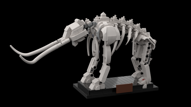 Lego fossil of Stegodon
