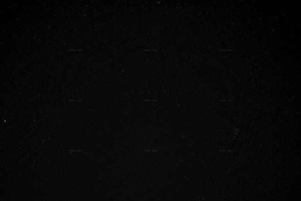 Night, starts, black and white, photo