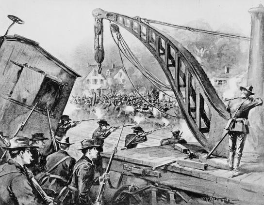 In 1894, Illinois governor fought call to bring in National Guard.