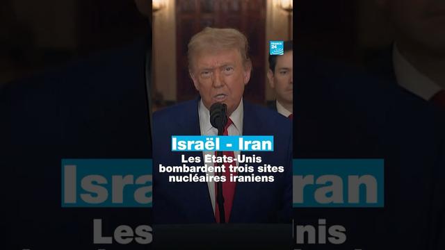 🇺🇸 Les États-Unis ont frappé des sites #nucléaires clés en Iran • FRANCE 24