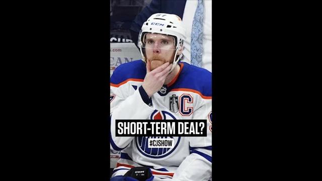 What does a McDavid extension in Edmonton look like? 👀 #CJShow #oilers #nhl #hockey