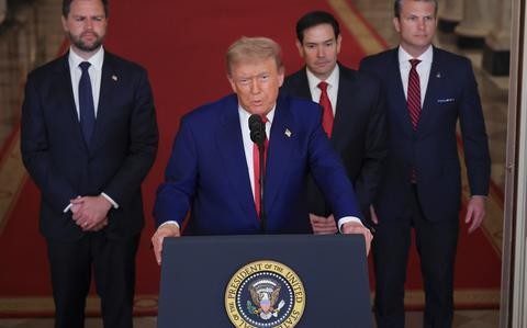 Trump says Iran and Israel have agreed to phased-in ceasefire over next 24 hours