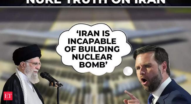 ‘Iran can’t build nukes now’: JD Vance after US B-2 bombers strikes wipe out nuclear sites in Iran - The Economic Times Video