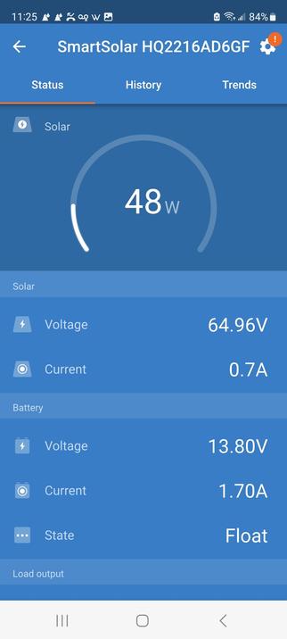 48w generation yo match consumption