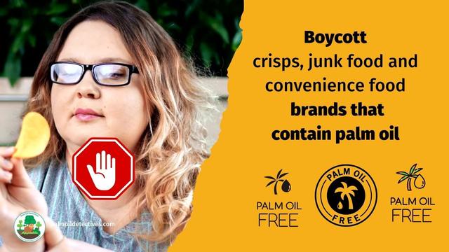 The biggest lie you were never told: "Sustainable" #RSPO #PalmOil stops #deforestation. It doesn't! So avoid #snacks by #Mars #Kelloggs #Nestle all big brands. Instead buy #PalmOilFree snack #food. Learn more 🌴🩸🤯🧐⛔️ @palmoildetect.bsky.social #BoycottPalmOil https://palmoildetectives.com/2021/02/11/palm-oil-free-crisps-chips-and-snack-foods/?utm_source=mastodon&utm_medium=Palm+Oil+Detectives&utm_campaign=publer