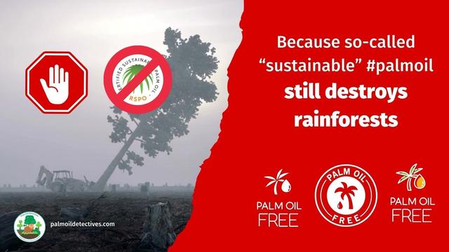 The biggest lie you were never told: "Sustainable" #RSPO #PalmOil stops #deforestation. It doesn't! So avoid #snacks by #Mars #Kelloggs #Nestle all big brands. Instead buy #PalmOilFree snack #food. Learn more 🌴🩸🤯🧐⛔️ @palmoildetect.bsky.social #BoycottPalmOil https://palmoildetectives.com/2021/02/11/palm-oil-free-crisps-chips-and-snack-foods/?utm_source=mastodon&utm_medium=Palm+Oil+Detectives&utm_campaign=publer