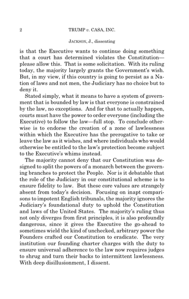Justice Jackson’s dissent p2
