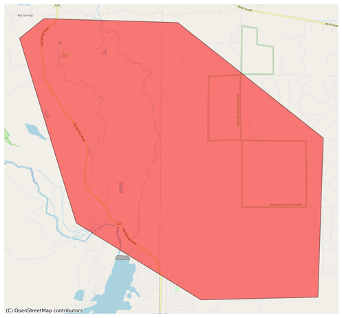Wildfire Evacuation Zone 5119 -  - CA_Siskiyou_County