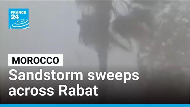 Morocco: Rare sandstorm sweeps across Rabat and Salé • FRANCE 24 English