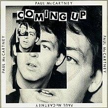 The front cover of Paul McCartneys Coming Up single