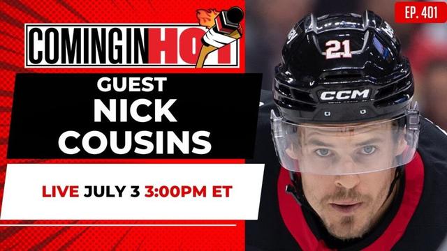 Guest Nick Cousins - Coming in Hot LIVE - July 3rd