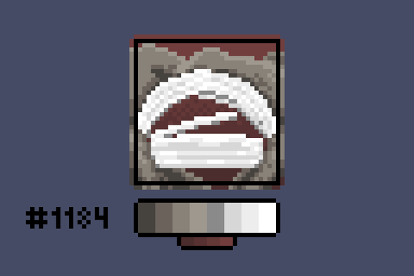 Pixel art of a deck of cards being riffle-shuffled by two hands that are mostly visible at the edges of the frame.
