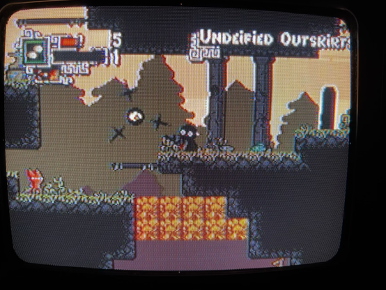 A scene of my platformer game