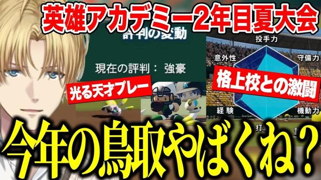 【にじ甲2025】2年目夏大会〜/強すぎる鳥取県大会でも絶対諦めないエビオ監督それに応え天才プレーを魅せる選手たち【にじさんじ切り抜き/エクスアルビオ/英雄アカデミー】
