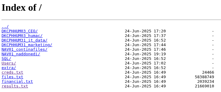 Screenshot af inhold fra Kraken, som klaimer at have hacket Humac DK