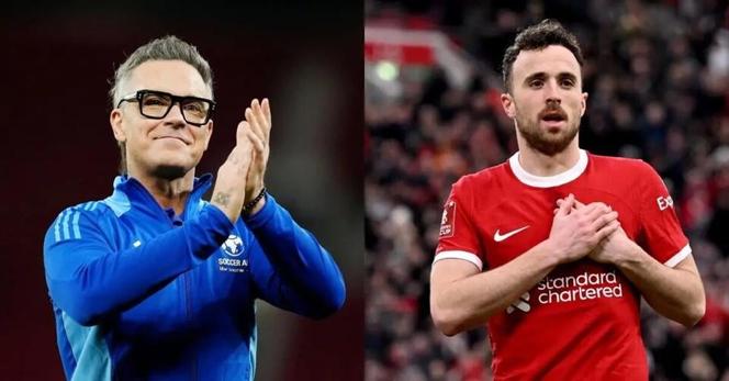 Robbie Williams honors late Liverpool football star Diogo Jota with emotional “Angels” tribute in Barcelona