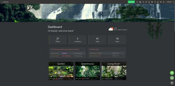 Self-hosted collaborative plant management and tracking system for plant enthusiasts - GitHub - danielbrendel/hortusfox-web at v5.2