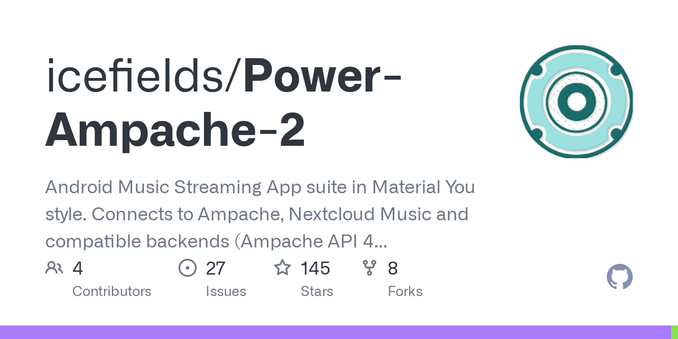 Android Music Streaming App suite in Material You style.  Connects to Ampache, Nextcloud Music and compatible backends (Ampache API 4 and above). - icefields/Power-Ampache-2
