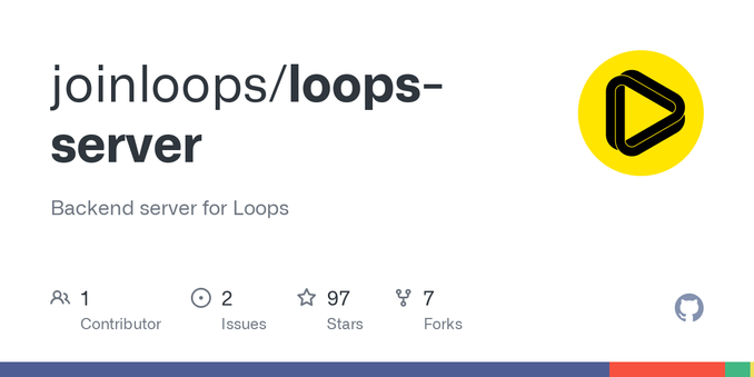 Backend server for Loops. Contribute to joinloops/loops-server development by creating an account on GitHub.