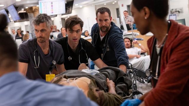 The Pitt
Season 1 
Ned Brower, Patrick Ball, Noah Wyle, Tracy Ifeachor
Credit: Warrick Page/Max