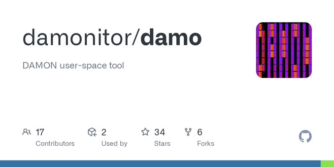 DAMON user-space tool. Contribute to damonitor/damo development by creating an account on GitHub.