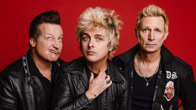 Green Day’s Tré Cool, Billie Joe Armstrong and Mike Dirnt