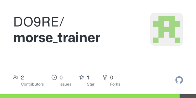 Contribute to DO9RE/morse_trainer development by creating an account on GitHub.