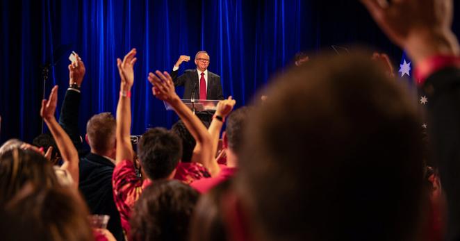 Prime Minister Anthony Albanese of Australia and his party were re-elected in a landslide. 