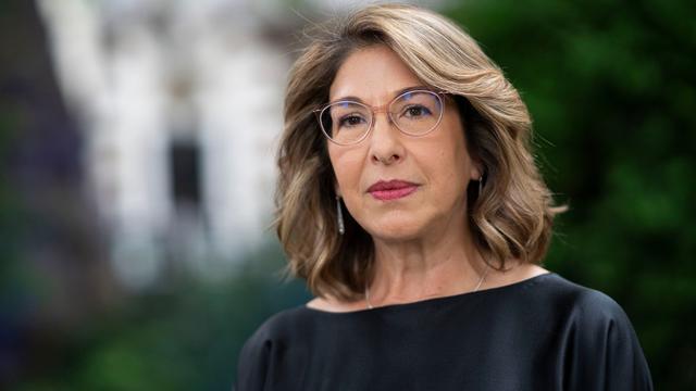 Naomi Klein at Bedford Square Gardens on June 13, 2024 in London. (Photo by David Levenson/Getty Images)