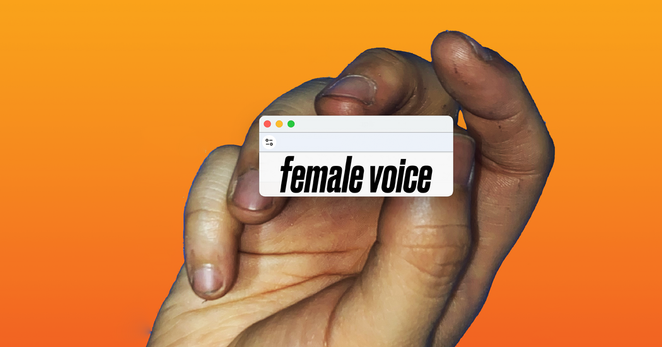 To accompany this essay, the New York City-based web artist Yehwan Song, 30, created a series of pieces exclusively for T, including “Edge of Tips” (2025), above. In making them, she thought about “how women’s voices — and appearances — are shaped or constrained by digital spaces,” she says. “Each of the graphics I created captures moments of interaction, either through my own gestures or the posture of engaging with a device. The typography plays into that as well: It’s strong, clear and it speaks on its own, while the gestures suggest the tension between expression and restraint.”