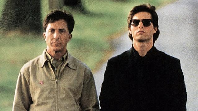 RAIN MAN, from left: Dustin Hoffman, Tom Cruise, 1988. ©United Artists/courtesy Everett Collection