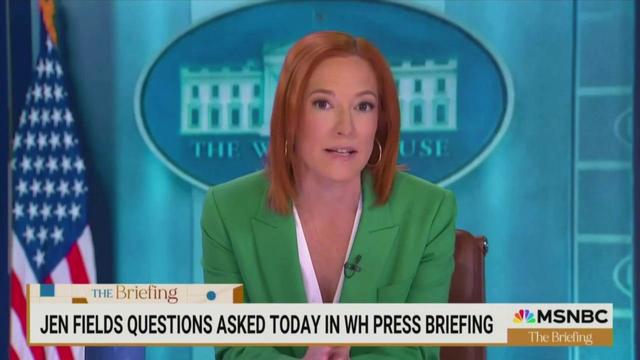 Jen Psaki mocks Trump WH's 'MAGA spin' in mock press briefing