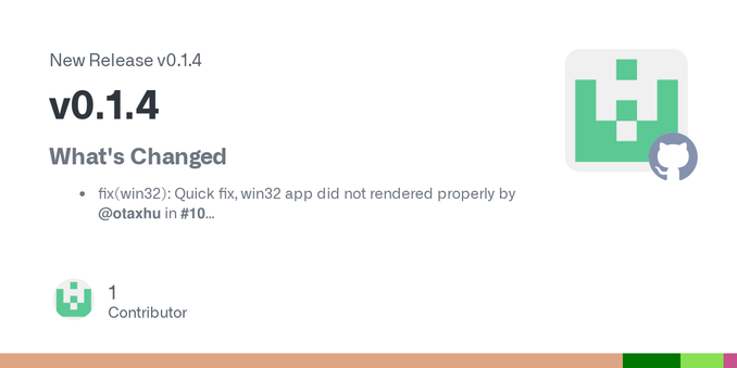 What's Changed

fix(win32): Quick fix, win32 app did not rendered properly by @otaxhu in #10

Full Changelog: v0.1.3...v0.1.4