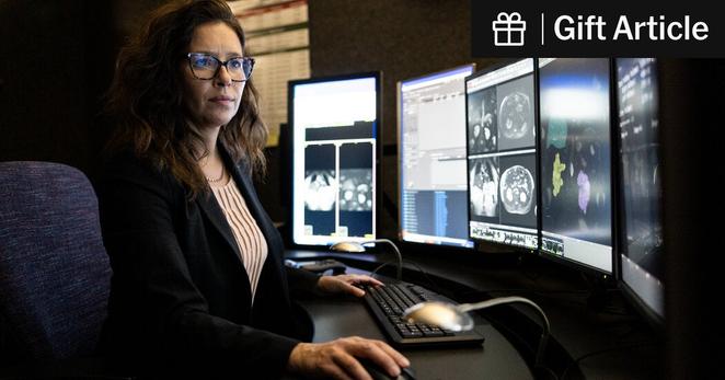 Dr. Theodora Potretzke, a radiologist at the Mayo Clinic, helped develop an A.I. tool that saves her 15 to 30 minutes each time she examines a kidney image. 