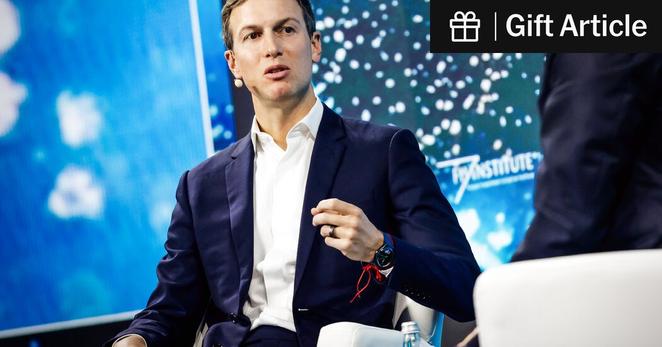 Jared Kushner speaking in February. Mr. Kushner’s company said in a statement Wednesday night that it had not known of the issue before news media reports.