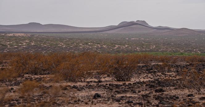 A newly designated “National Defense Area” stretches from the U.S.-Mexico border wall to New Mexico State Road 9.