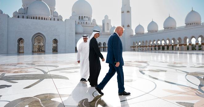 In President Trump’s first major diplomatic trip abroad, which included a visit to the Sheikh Zayed Grand Mosque in Abu Dhabi, United Arab Emirates, he showed a globalist’s interest in exporting America’s A.I. industry.