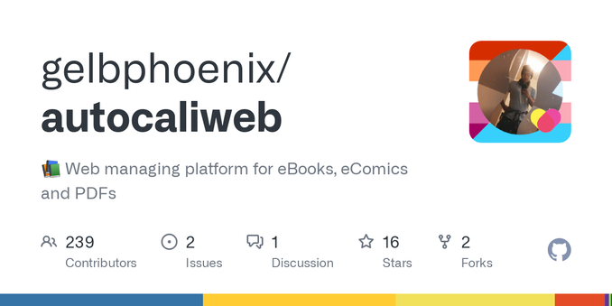 :books: Web managing platform for eBooks, eComics and PDFs - gelbphoenix/autocaliweb
