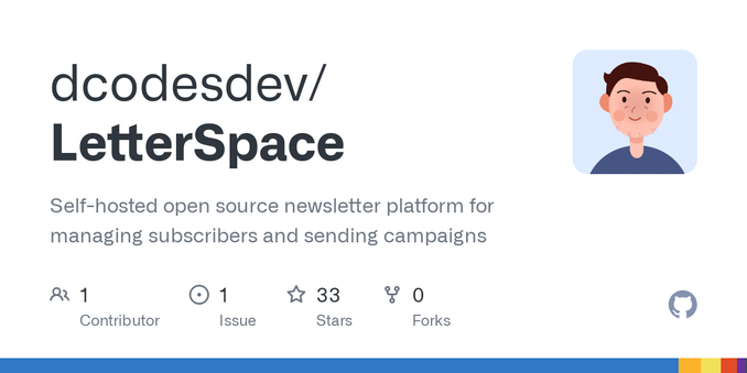 Self-hosted open source newsletter platform for managing subscribers and sending campaigns - dcodesdev/LetterSpace