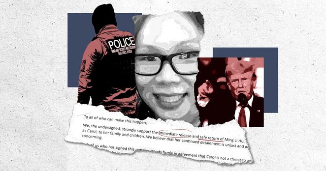 Carol Mayorga — a Kennett, Missouri woman — went to St. Louis last month for what she thought was a routine meeting with immigration officials to renew a work visa. Instead, they shackled her and are now trying to deport her to Hong Kong.