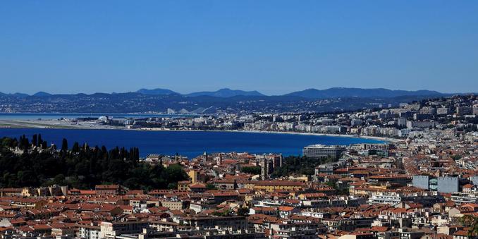 An aerial view of Nice. | VALERY HACHE / AFP