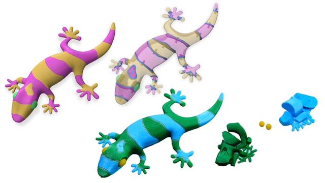 3D Filament lizards show decomposable joints 3D Filament lizards show decomposable joints