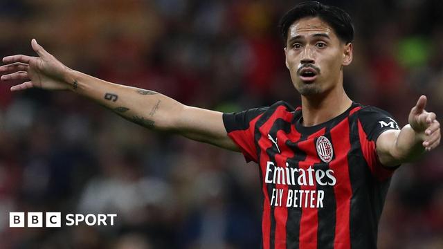 Tijjani Reijnders playing for AC Milan