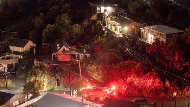 Lyttelton landslide hits home, residents evacuated Lyttelton landslide hits home, residents evacuated