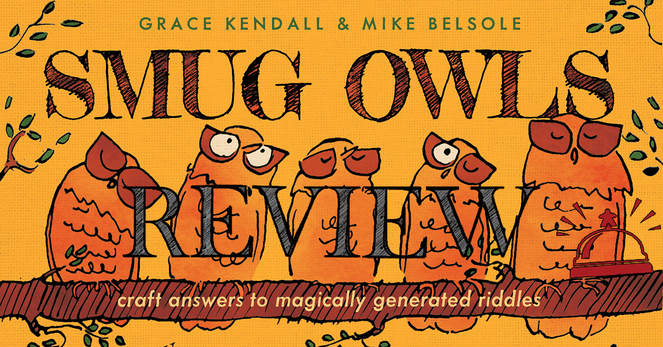 Smug Owls Review, A riddle-making party game