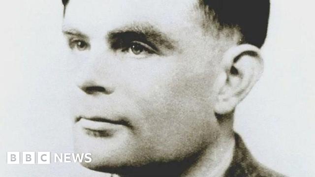 Black and white image of Alan Turing