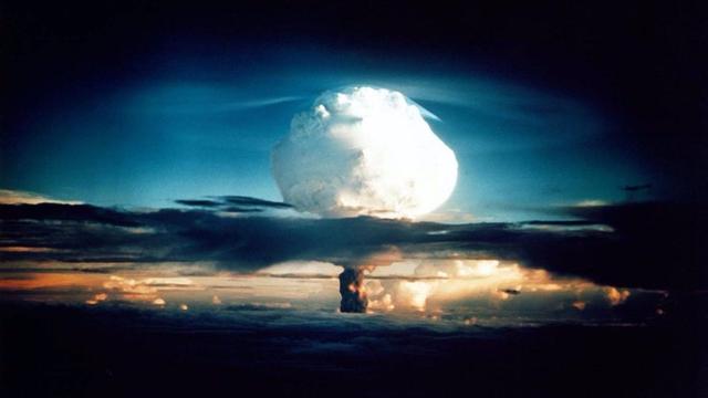 Mushroom cloud from Ivy Mike nuclear test