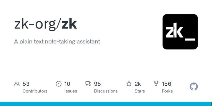A plain text note-taking assistant. Contribute to zk-org/zk development by creating an account on GitHub.