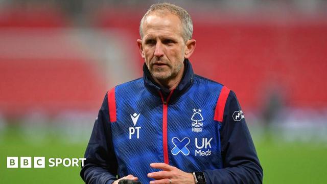 Paul Trollope during the Championship match between Stoke City and Nottingham Forest